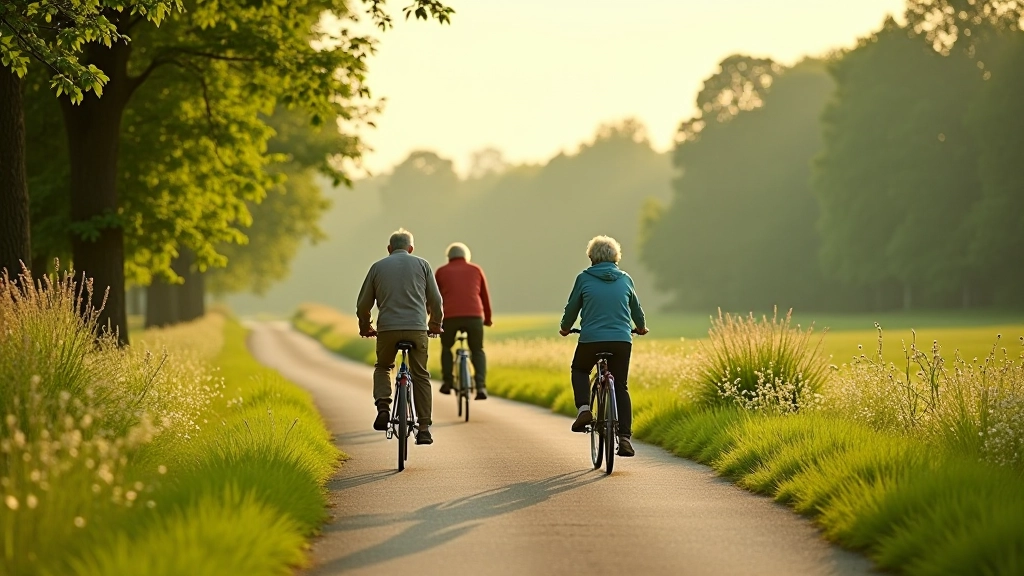 Krásná krajina řeky Bečvy s cyklisty